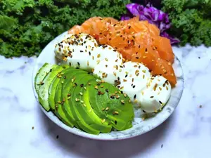 Chirashi de salmon