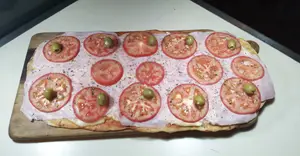 08 Pizza napolitana con jamón