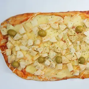 16 Pizza con palmitos