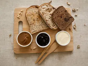 Tostadas con mermeladas