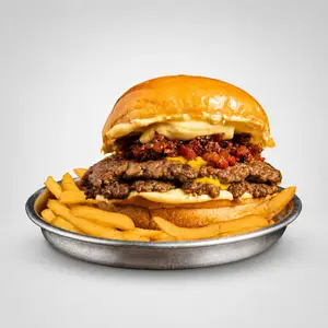 Big bacon doble + papas