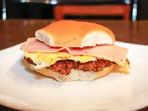 Hamb jamón queso y huevo