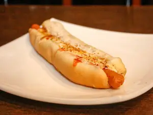 Super pancho a la pizza