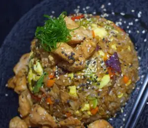 Wok de pollo