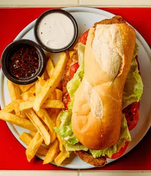 Gran sándwich de milanesa