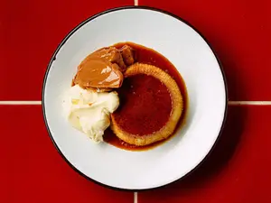 Postre flan casero 12 huevos