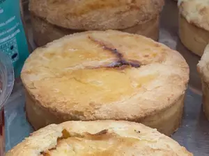 Porción de tarta ricota