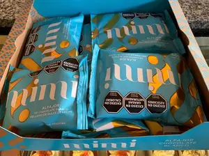 Alfajor mimi de choco blanco