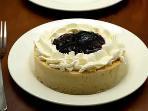 Porción De Tarta Frutos Rojos