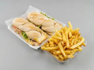2 sándwich de milanesa