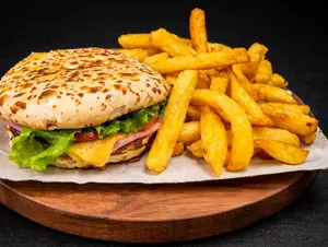 Hamb pan de papa y permesano