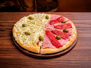 Pizza fugazeta/ jymorron