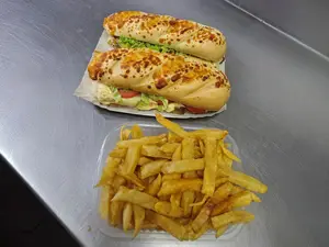 Sandw mila pan de papa y parm