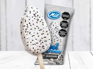Palito de crema granizado