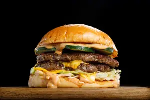Hamburguesa bm + papas