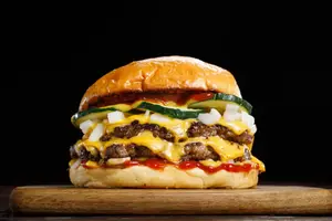 Hamburguesa cheese + papas