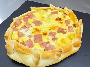 Tarta de jamon y queso