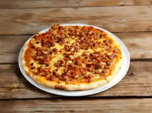 Pizza muzza y panceta grande