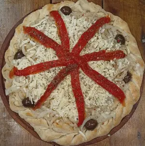 Pizza fugazzeta completa