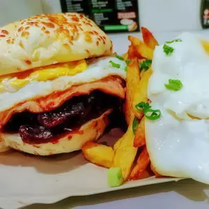 Hamburguesa doble barbacoa