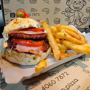 Hamburguesa doble napolitana
