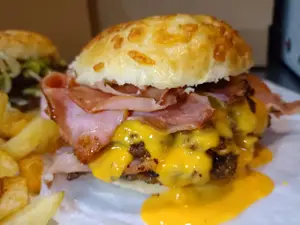 Hamburguesa doble popular