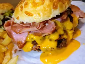 Hamburguesa popular doble