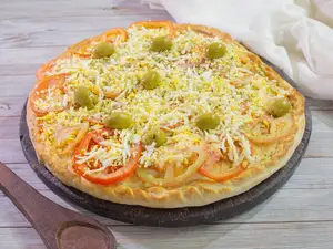 Pizza americana rellena