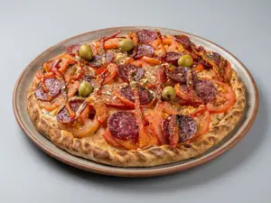 Pizza con ananá