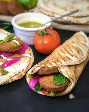 Falafel Al Pan Vegetriano