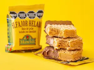 Alfajor helado dulce de leche