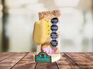 Palito frutilla choc blanco
