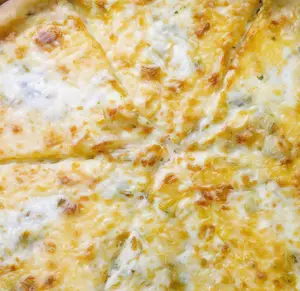 Pizza con tres quesos