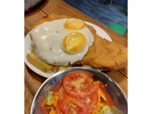 Milanesa a caballo