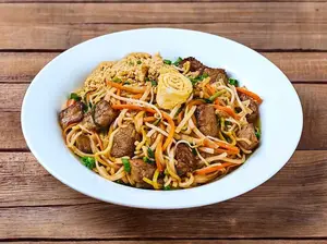 Pad thai de filete de res