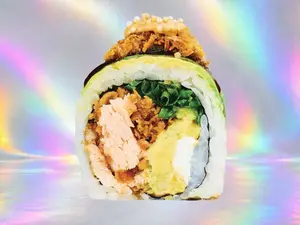 Salmon crunch