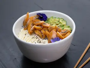 Crispy Salmon Poke
