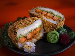 Hots burger crispy