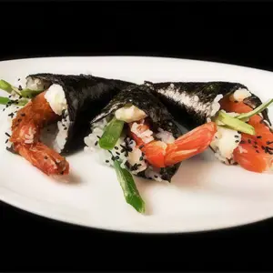 Temaki de salmón x1