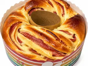 Rosca salada salame