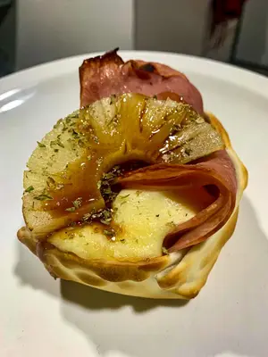 Canasta Jamon Y Anana