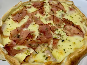 Tarta Individual Jamon Y Queso