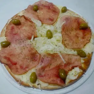 Fugazzeta Con Jamón Chica