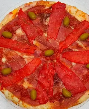 Jamón Crudo Y Morrón Chica