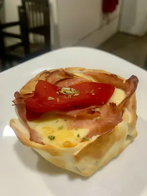 Canasta Jamón Y Morrón