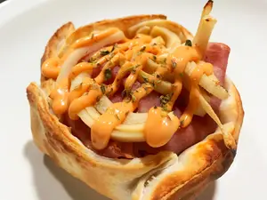 Canasta Jamon Y Palmitos