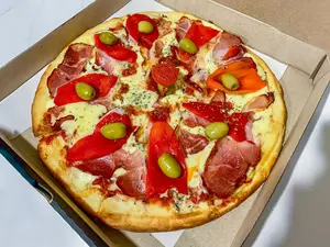 Panceta, Roquefort Y Morrón Chica