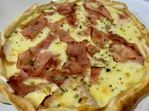 Tarta Individual Jamón Y Queso