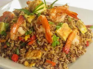 Arroz chaufa de mariscos