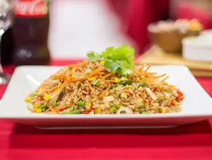 Arroz chaufa vegetariano